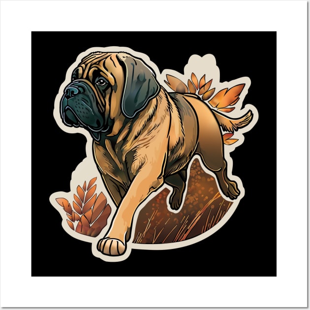 English Mastiff Wall Art by SquishyKitkat